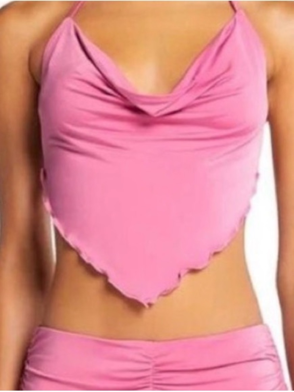 I.AM.GIA Pink Circe Halter Top